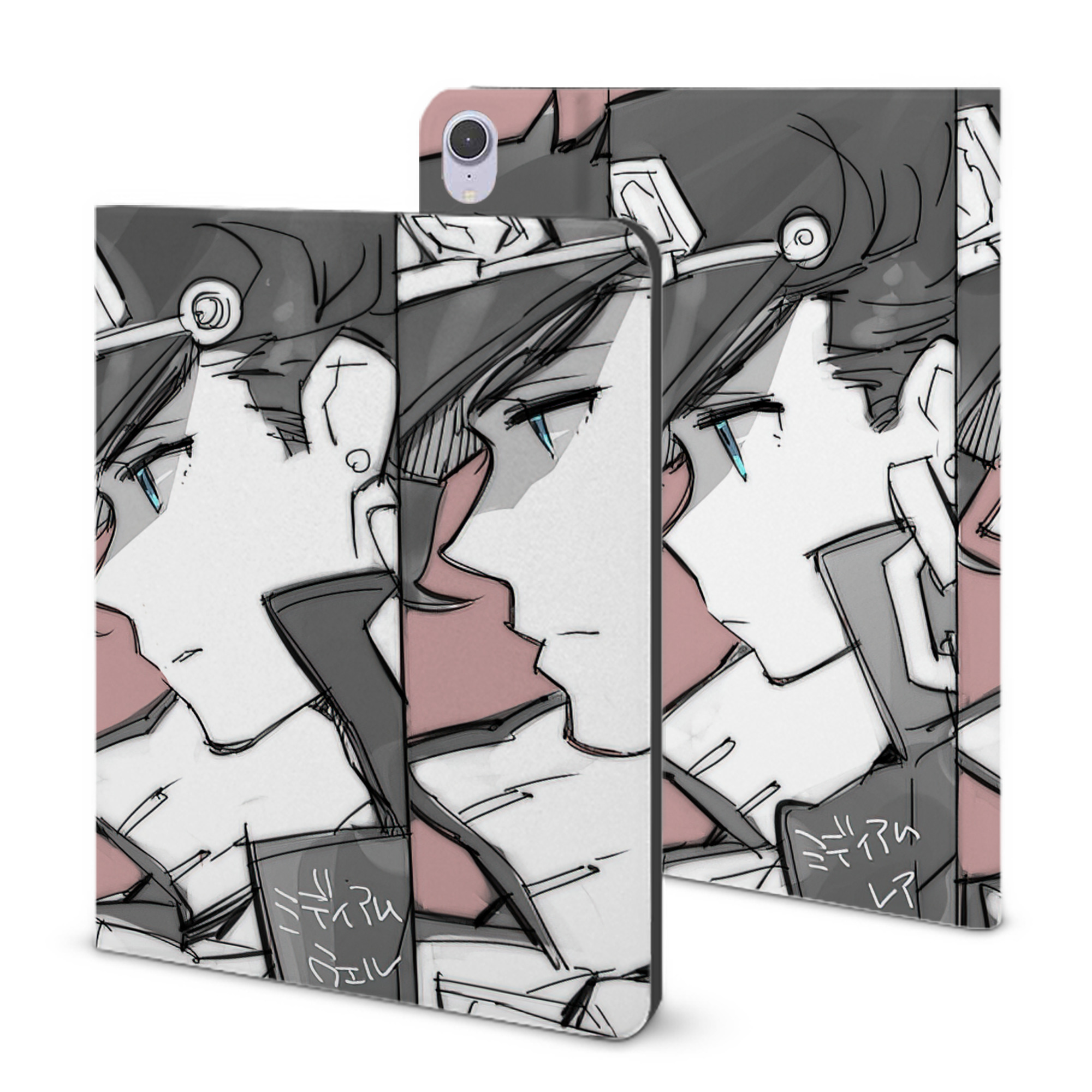 （画像用） ジョジョの奇妙な冒険 JoJo's Bizarre Adventure IPad ケース ブック型 PUレザー TPU 耐衝撃 軽量 薄型 ペン収納なし 全面保護 IPad 各モデル対応